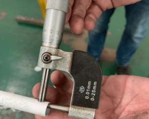 seamless aluminum pipe inspection