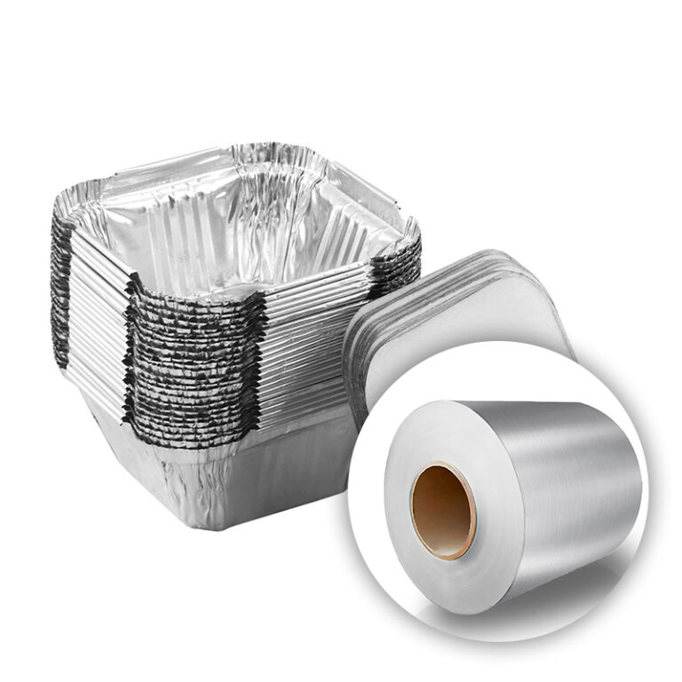 Aluminium foil for semi rigid containers